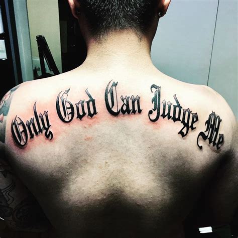 only god can judge me tattoo|91+ Only God Can Judge Me Tattoo Ideas